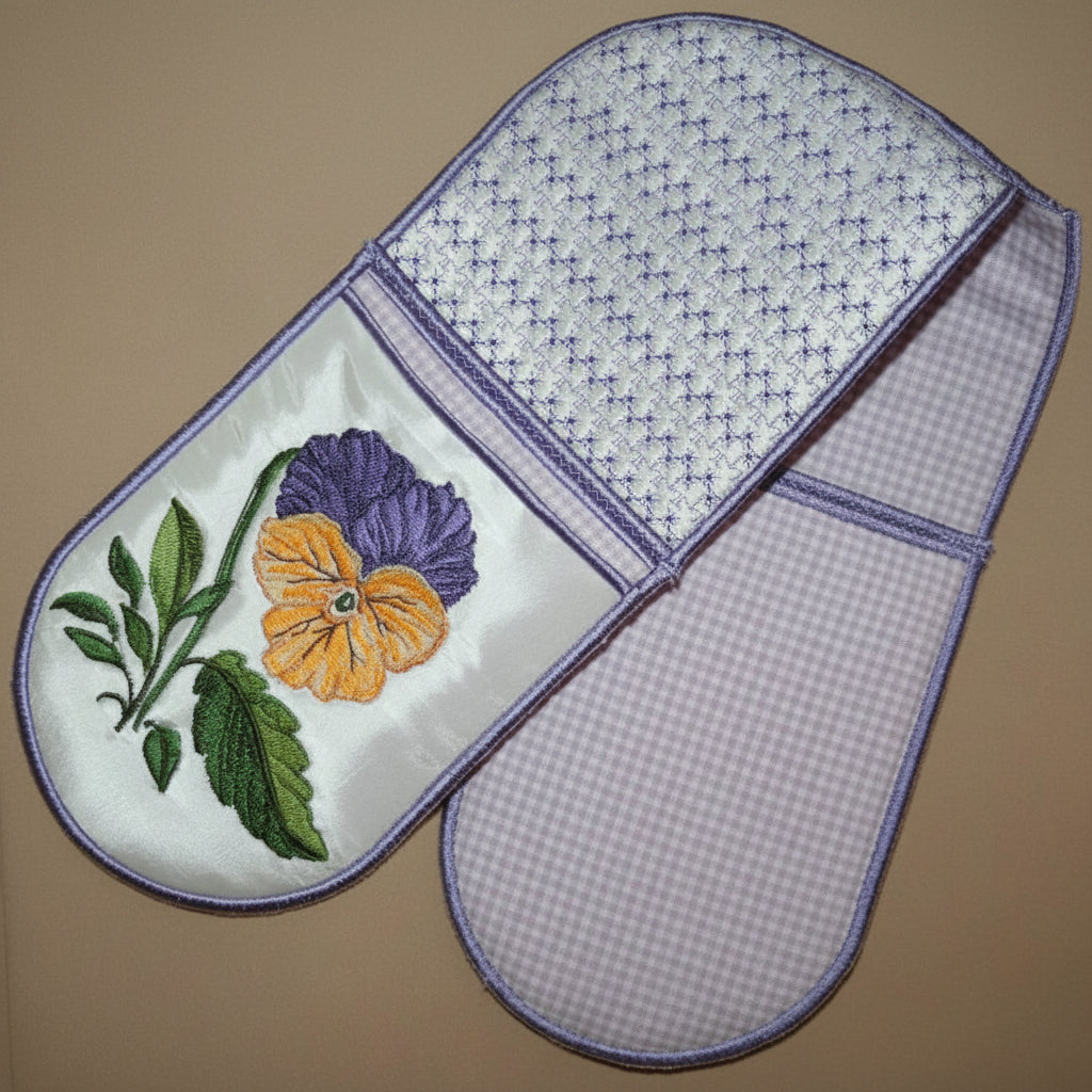 Pansy BBQ Mitt