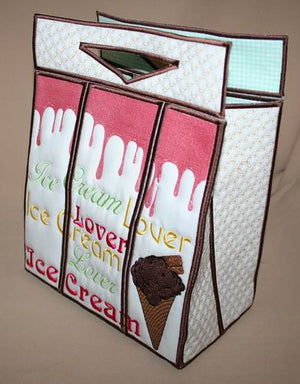 Ice Cream Tote Bag - a-stitch-a-half