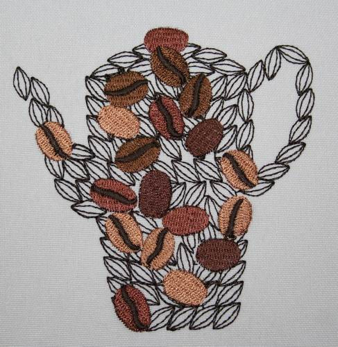 Drawstring Coffee Bag 03 - a-stitch-a-half