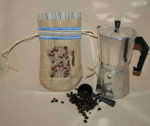 Drawstring Coffee Bag 07 - a-stitch-a-half