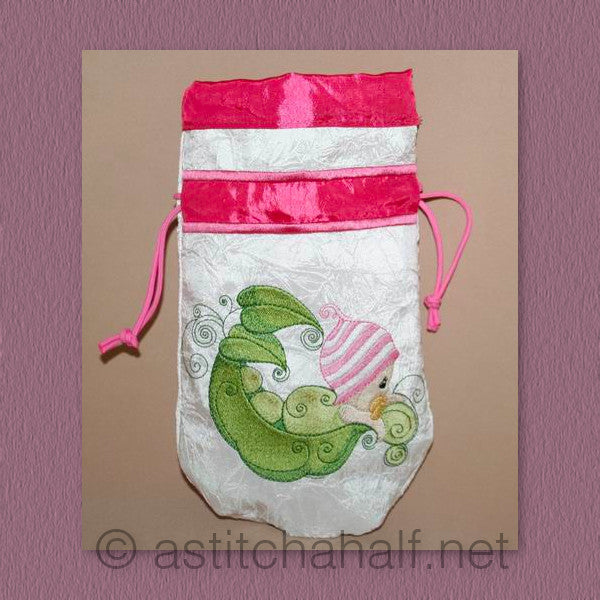 Curious Baby Bubbles Drawstring Bag