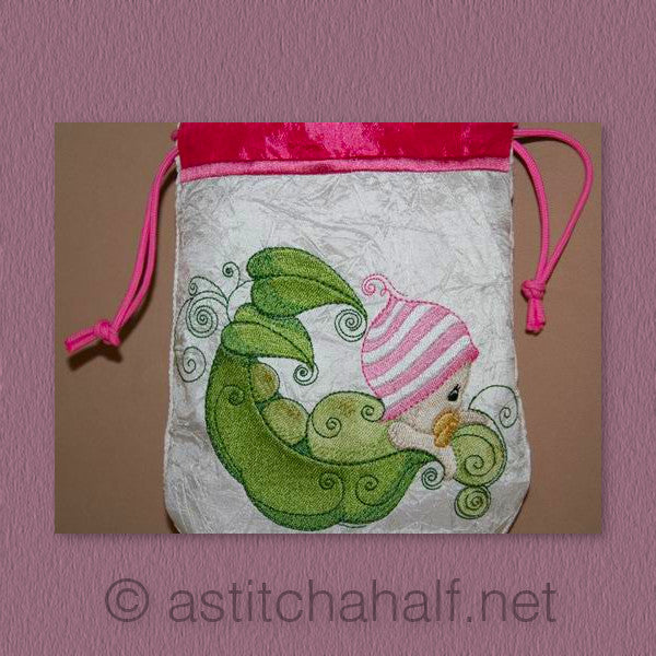 Curious Baby Bubbles Drawstring Bag