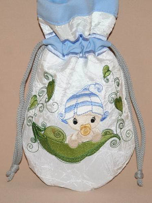 Baby Troubles Sucking Pacifier Drawstring Bag - aStitch aHalf