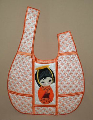 Japanese Knot Bag Asuka Doll - a-stitch-a-half