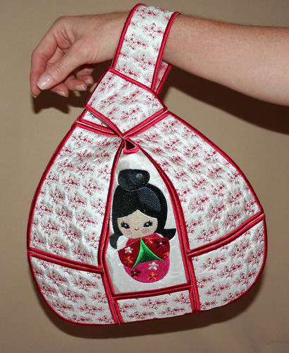 Japanese Knot Bag Chinatsu - a-stitch-a-half