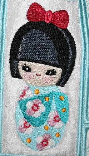 Misaki Kokeshi Doll - a-stitch-a-half