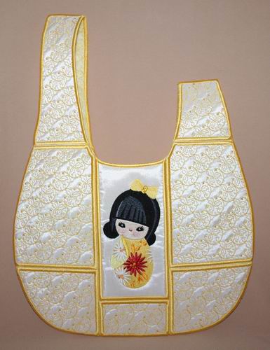 Japanese Knot Bag Sakura Doll - a-stitch-a-half