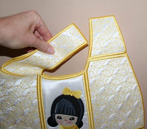 Japanese Knot Bag Sakura Doll - a-stitch-a-half