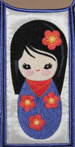 Japanese Knot Bag Yui Doll - a-stitch-a-half