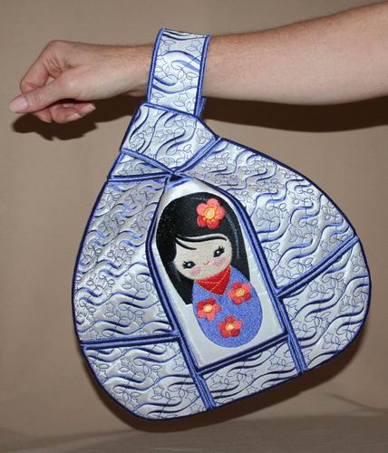 Japanese Knot Bag Yui Doll - a-stitch-a-half