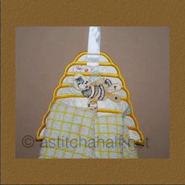 Bee Hive Towel Toppers