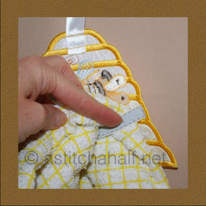 Bee Hive Towel Toppers