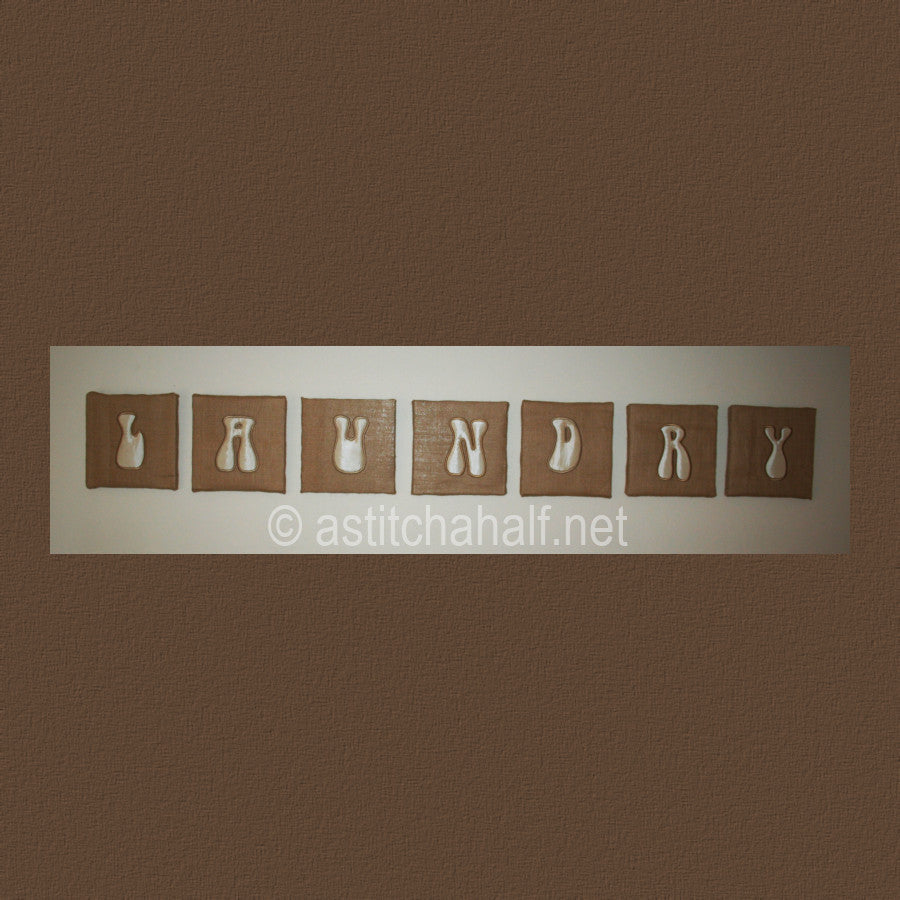 Bell Bottom Applique Monograms