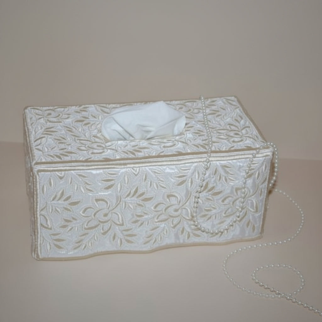 Whispering Roses Tissue Box Cover