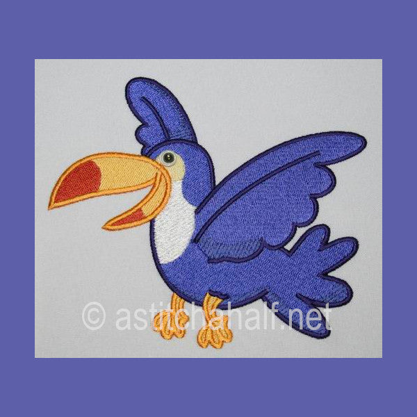 Baby Safari Toucan - aStitch aHalf