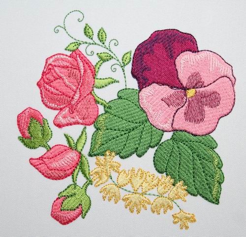 Pansy Meadow - a-stitch-a-half