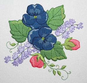 Vibrant Viola Blue - a-stitch-a-half