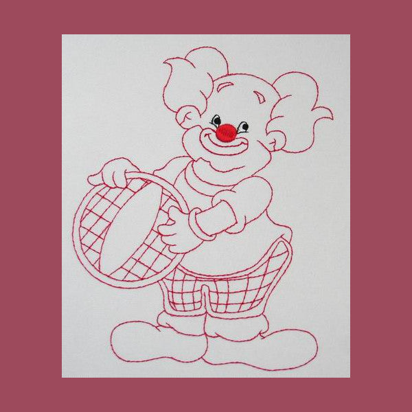 Chester the Clown - a-stitch-a-half