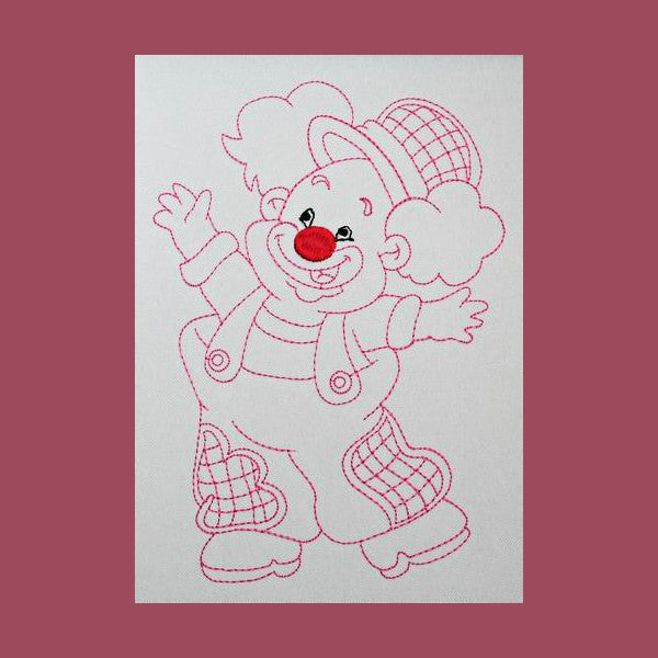 Chocko the Clown - a-stitch-a-half