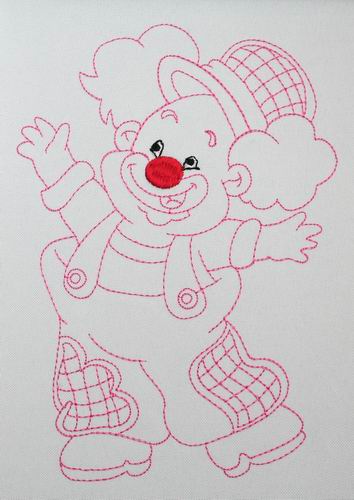 Chocko the Clown - a-stitch-a-half