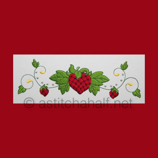 Beach Strawberry - aStitch aHalf