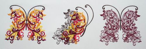 Wings of Versailles 01 Saffron - a-stitch-a-half