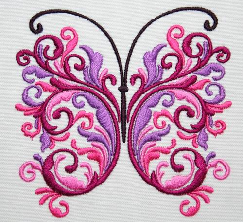 Wings of Versailles 06 Mauve - a-stitch-a-half