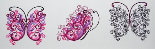 Wings of Versailles 06 Mauve - a-stitch-a-half