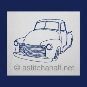 Vintage Cars Quick Stitch - aStitch aHalf