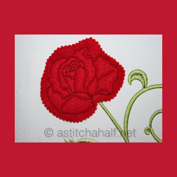 Snips n Bits Applique Rose