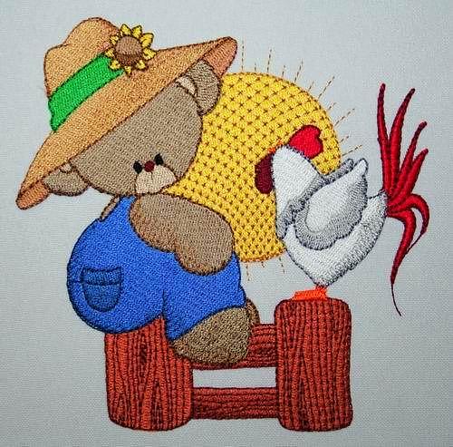 Daniel admiring the sunrise - a-stitch-a-half