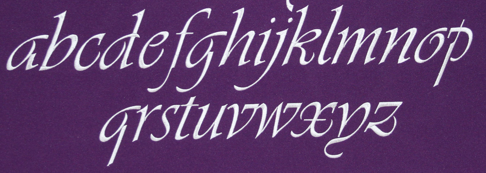 Vivaldi Small Letters - a-stitch-a-half