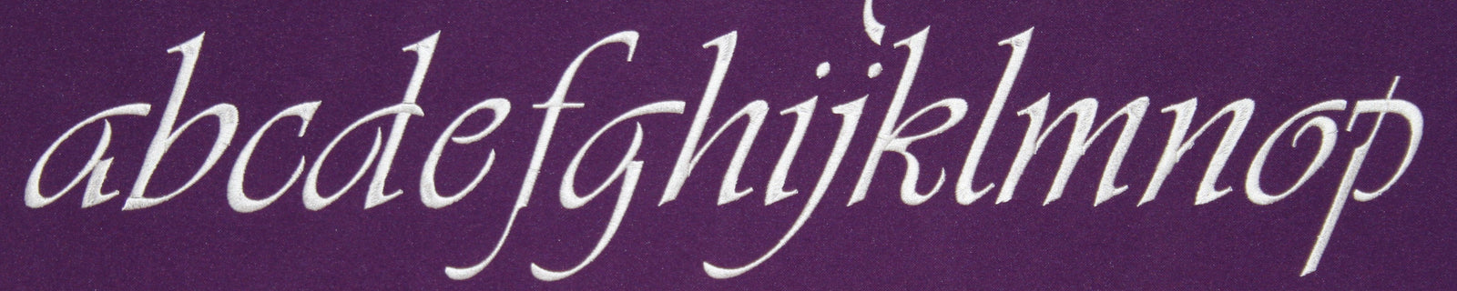 Vivaldi Small Letters - a-stitch-a-half