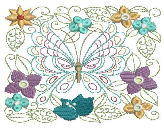 Butterfly in Season - aStitch aHalf