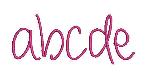 Always Forever Small Letters - aStitch aHalf