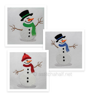 Jack, Frank and Frosty Snowmen Combo