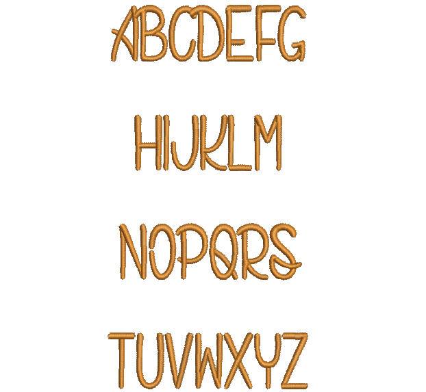 Fabulous Font Combo 4 - aStitch aHalf