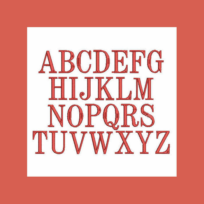 Centurion Capital Letters - a-stitch-a-half