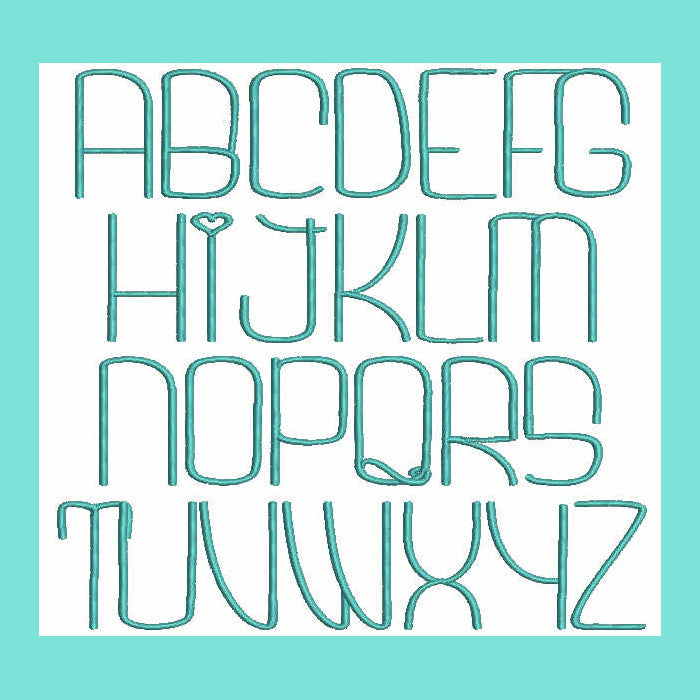 Princess Font - a-stitch-a-half