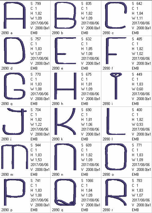 Princess Font - a-stitch-a-half