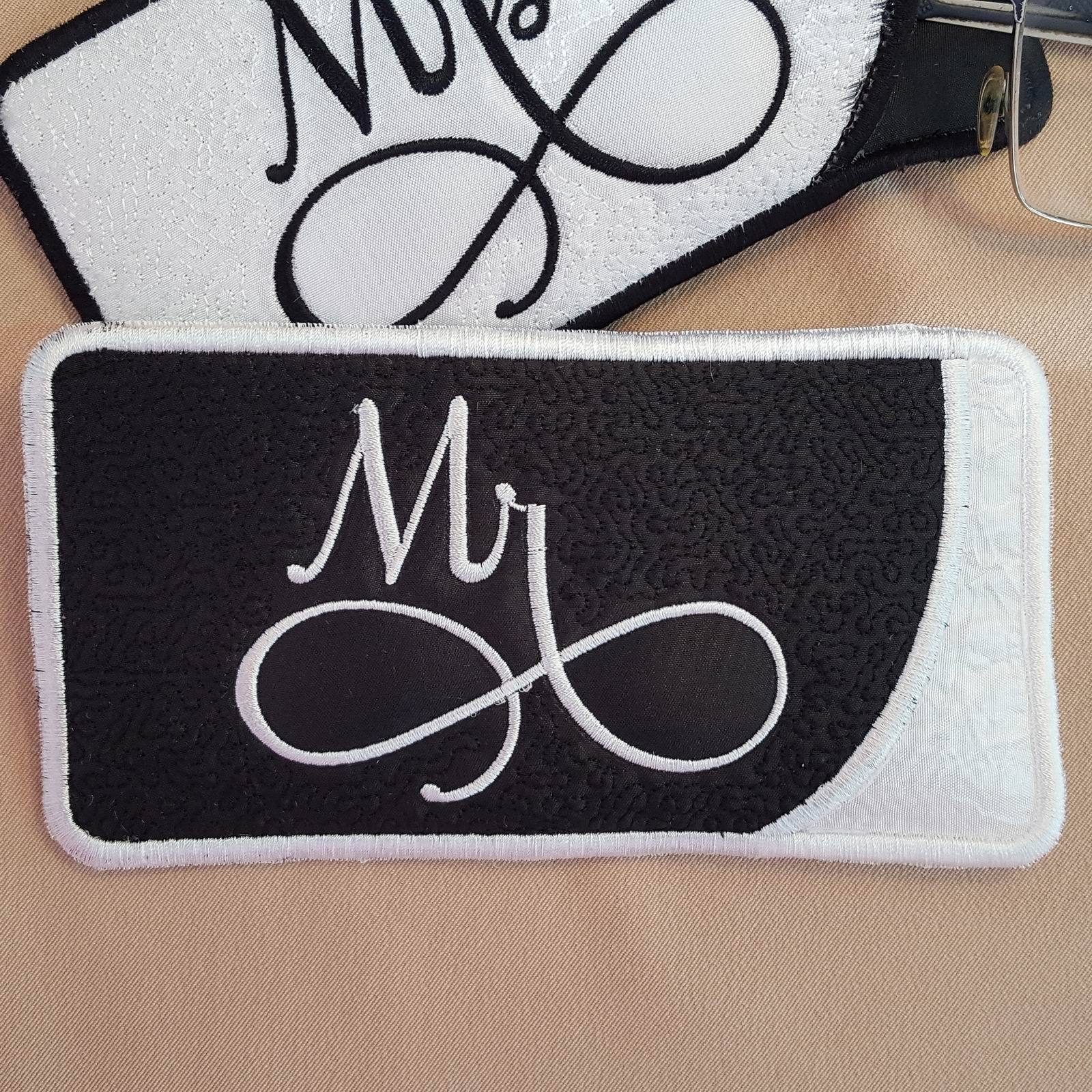 Matching Monogram Mr and Mrs Eyeglass Cases - aStitch aHalf
