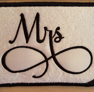 Matching Monogram Mr and Mrs Eyeglass Cases - aStitch aHalf