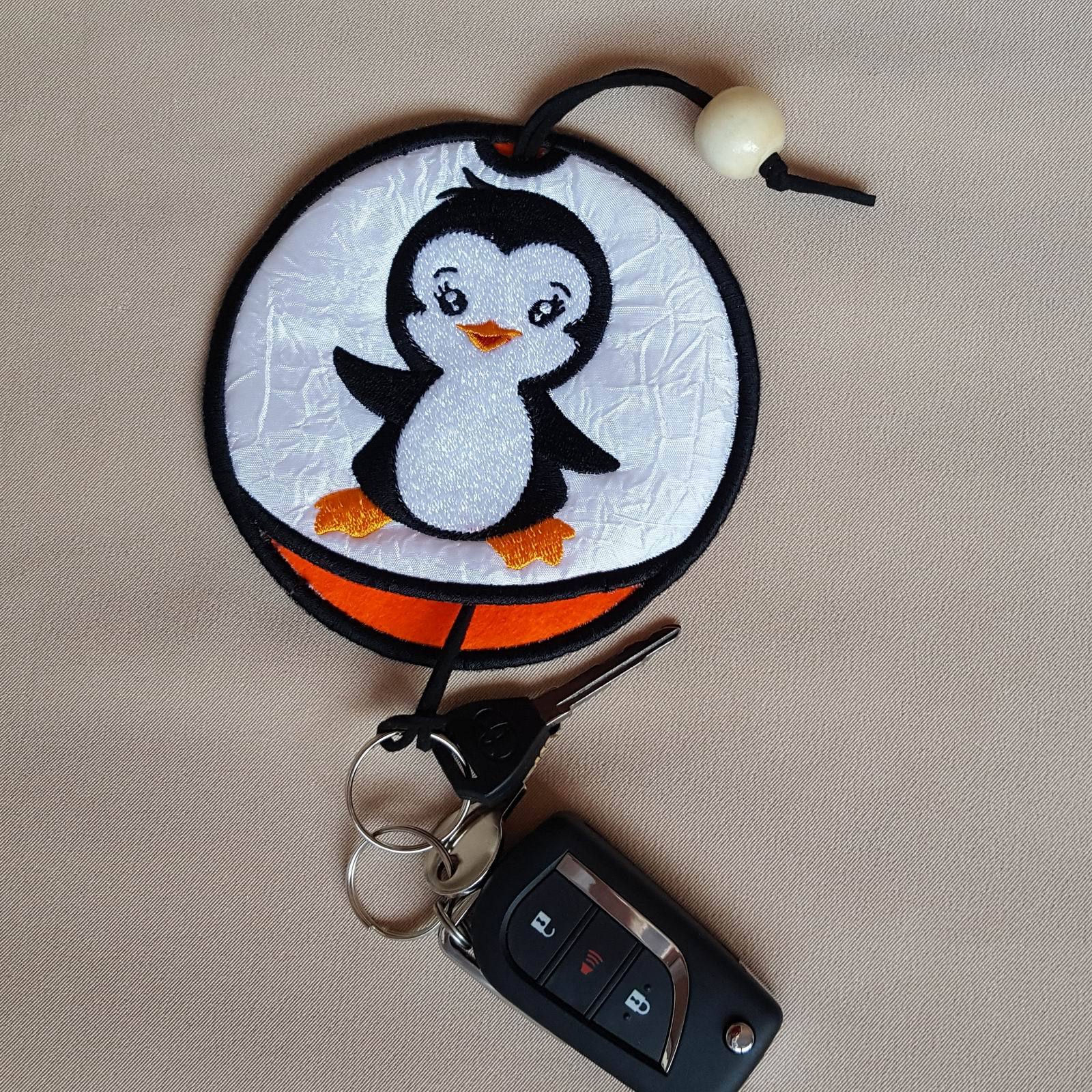 ITH Little Penguin Key Pouch - aStitch aHalf