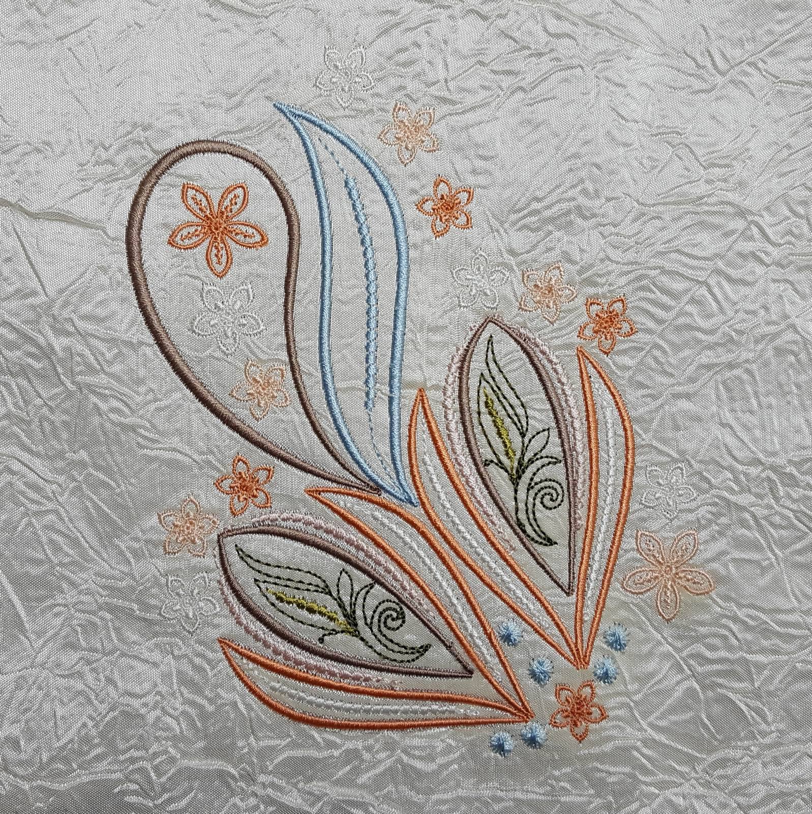 Delicate Fall Flowers - aStitch aHalf