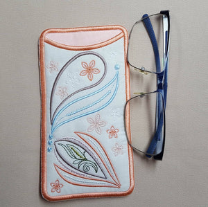 Delicate Fall Eyeglass Cases - aStitch aHalf