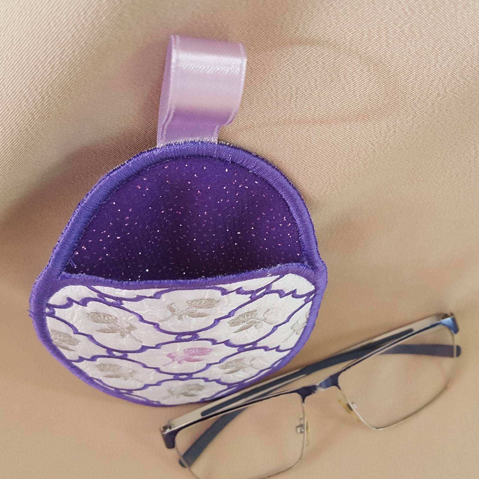 Faberge Inspired Rose Eyeglass Case - aStitch aHalf