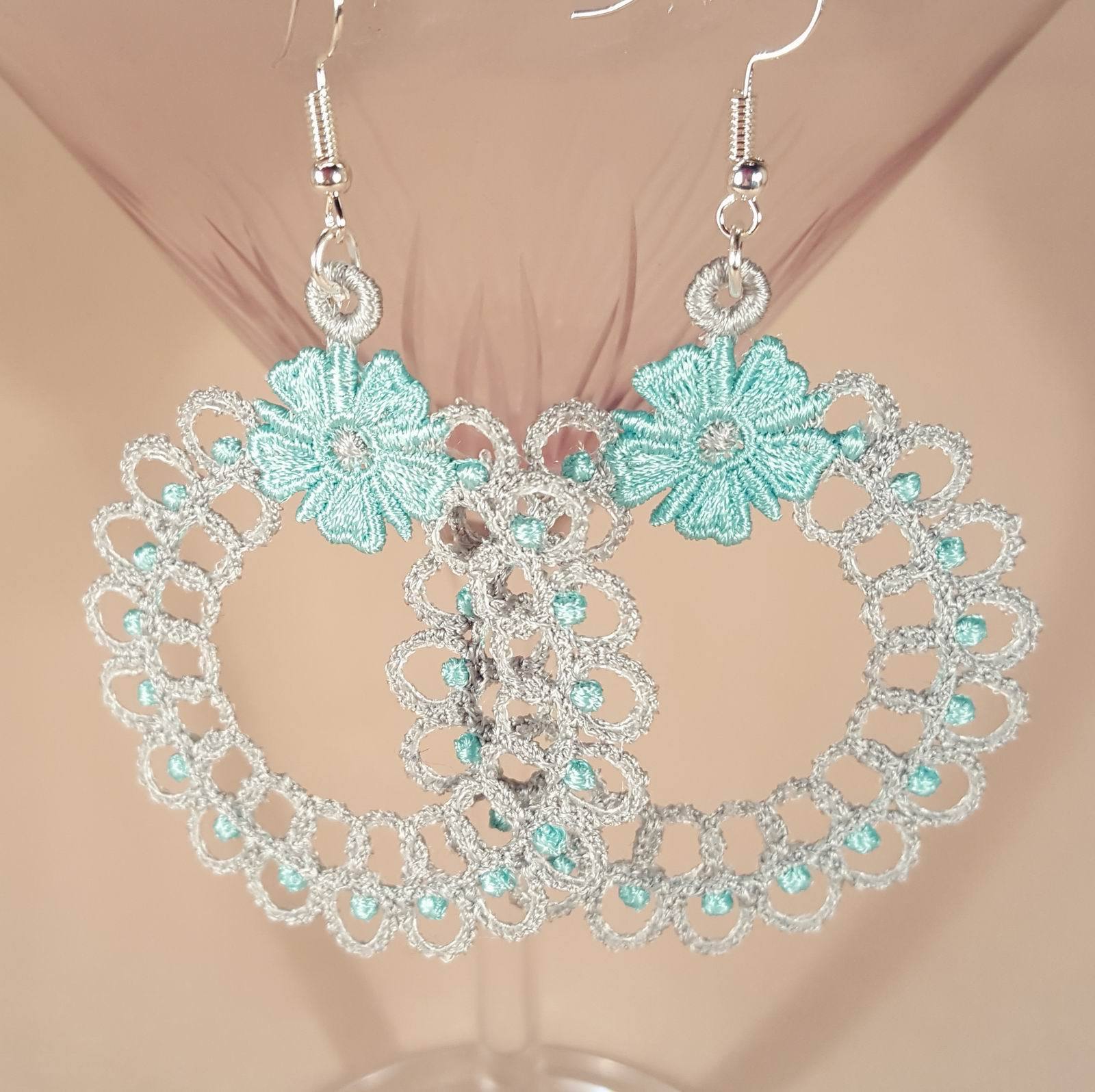 Freestanding Lace Mia Earrings - aStitch aHalf
