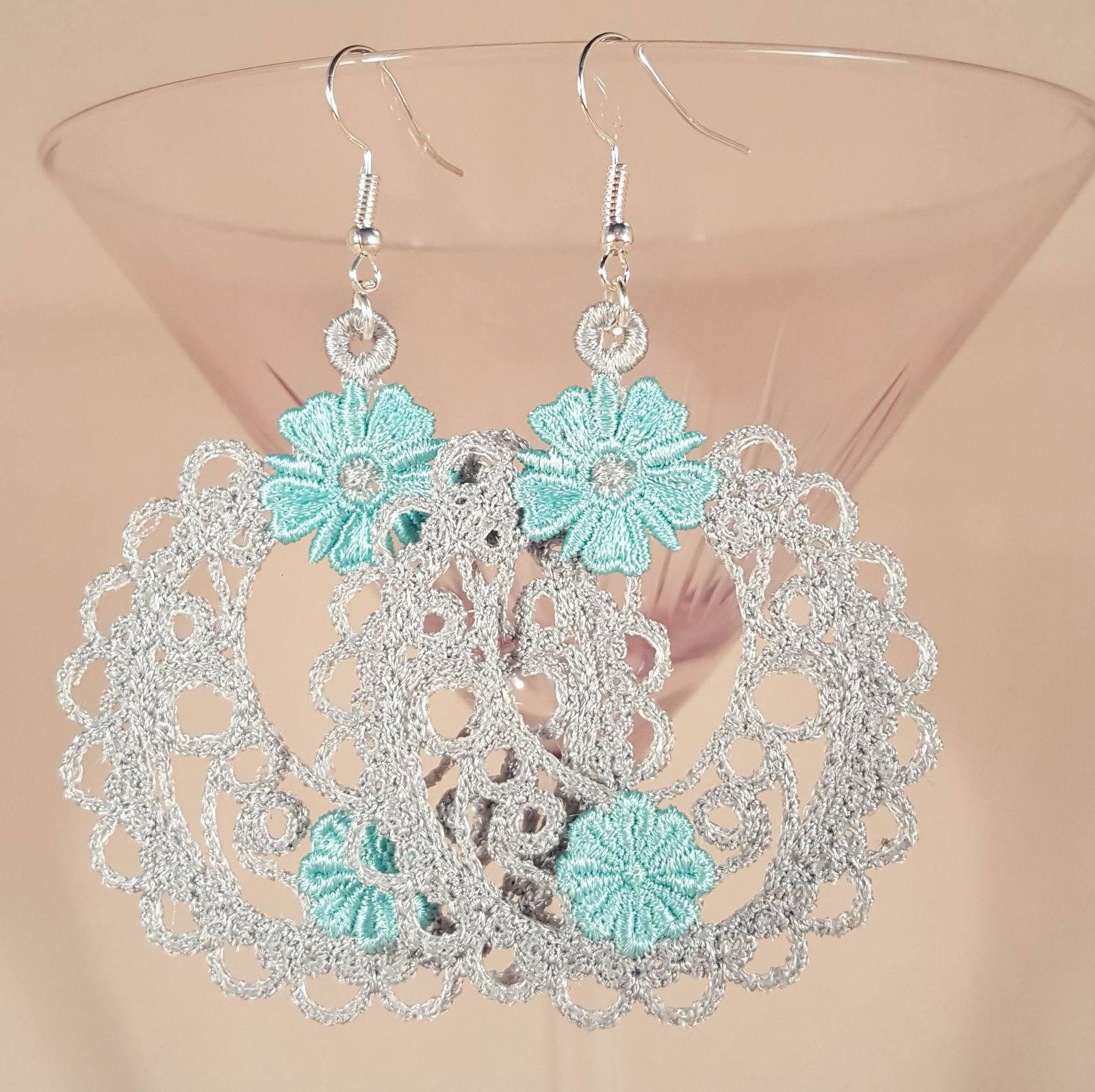 Freestanding Lace Madison Earrings - aStitch aHalf
