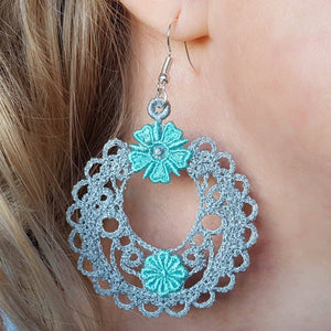 Freestanding Lace Madison Earrings - aStitch aHalf