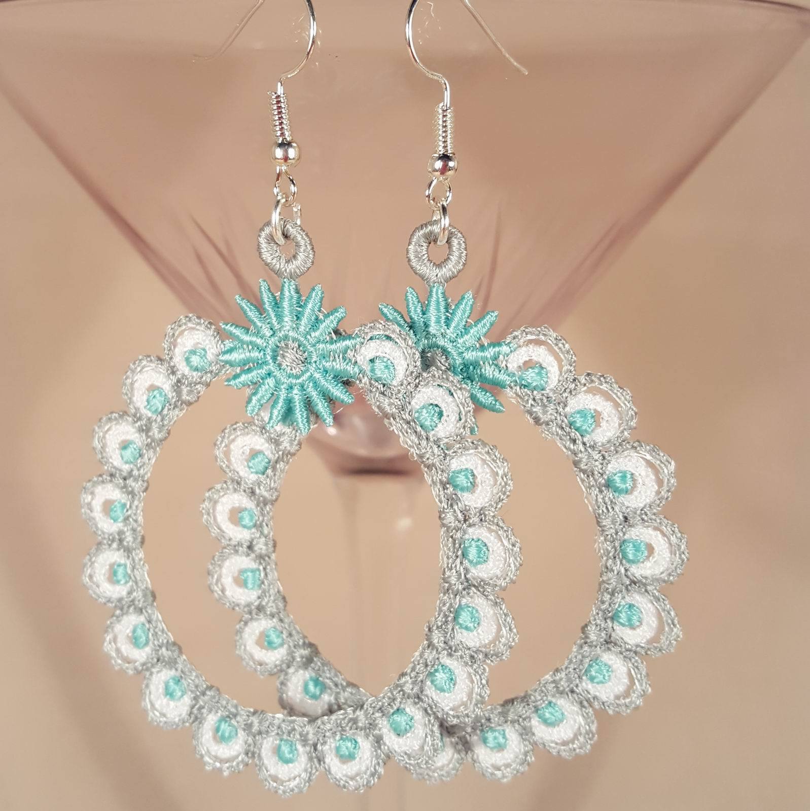 Freestanding Lace Madeline Earrings - aStitch aHalf